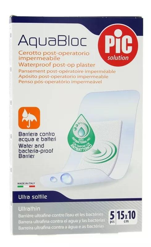 PIC Solution Aquabloc Apósito Post Operatorio Impermeable Pic 5Uds de 15x10cm