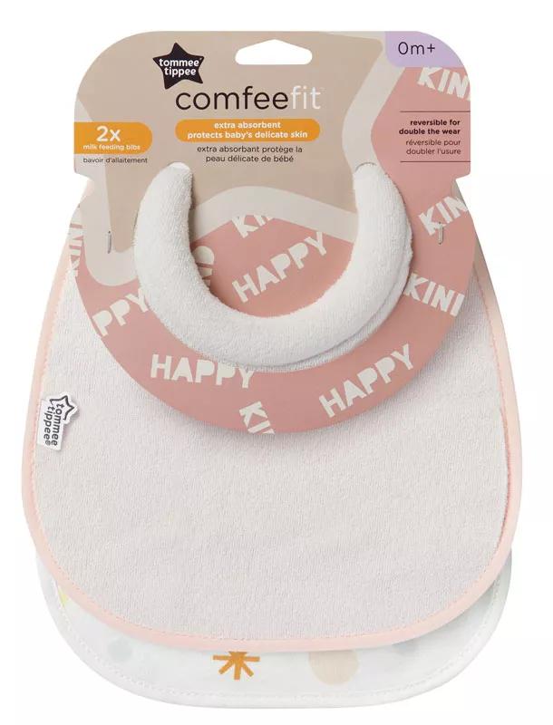 Tommee Tippee Bavoir d'allaitement réversible Be Kind 2 unités