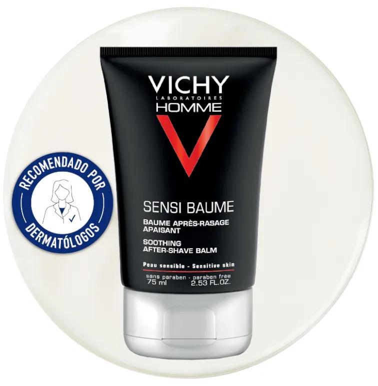 Vichy Homme Sensi Baume Ca Beruhigender Aftershave-Balsam 75ml