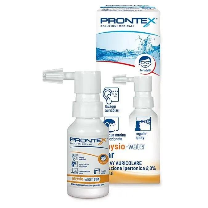 Prontex Physio-Water Ear Spray Auricolare Soluzione Ipertonica 2,3% Adulti 50 ml