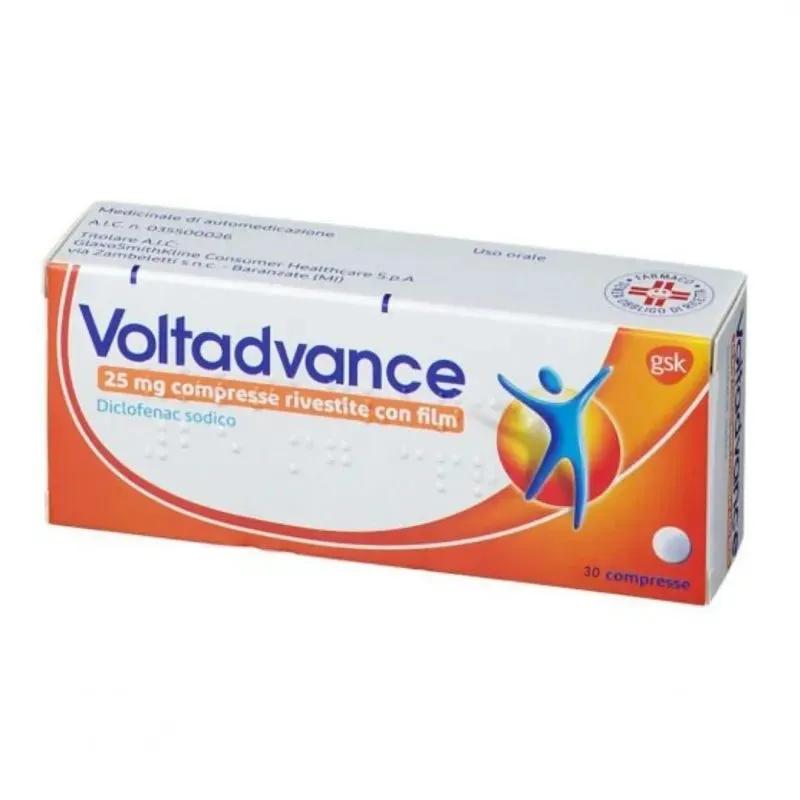 Voltadvance 25 mg Antidolorifico e Antinfiammatorio 30 Compresse