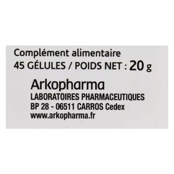 Arkopharma Arkogélules Burdock Organic 45 capsules