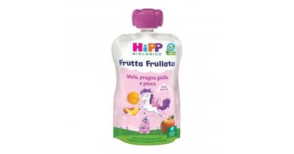 Hipp Bio Frutta Unicorno Mela, Prugna Gialla E Pesca 90 G