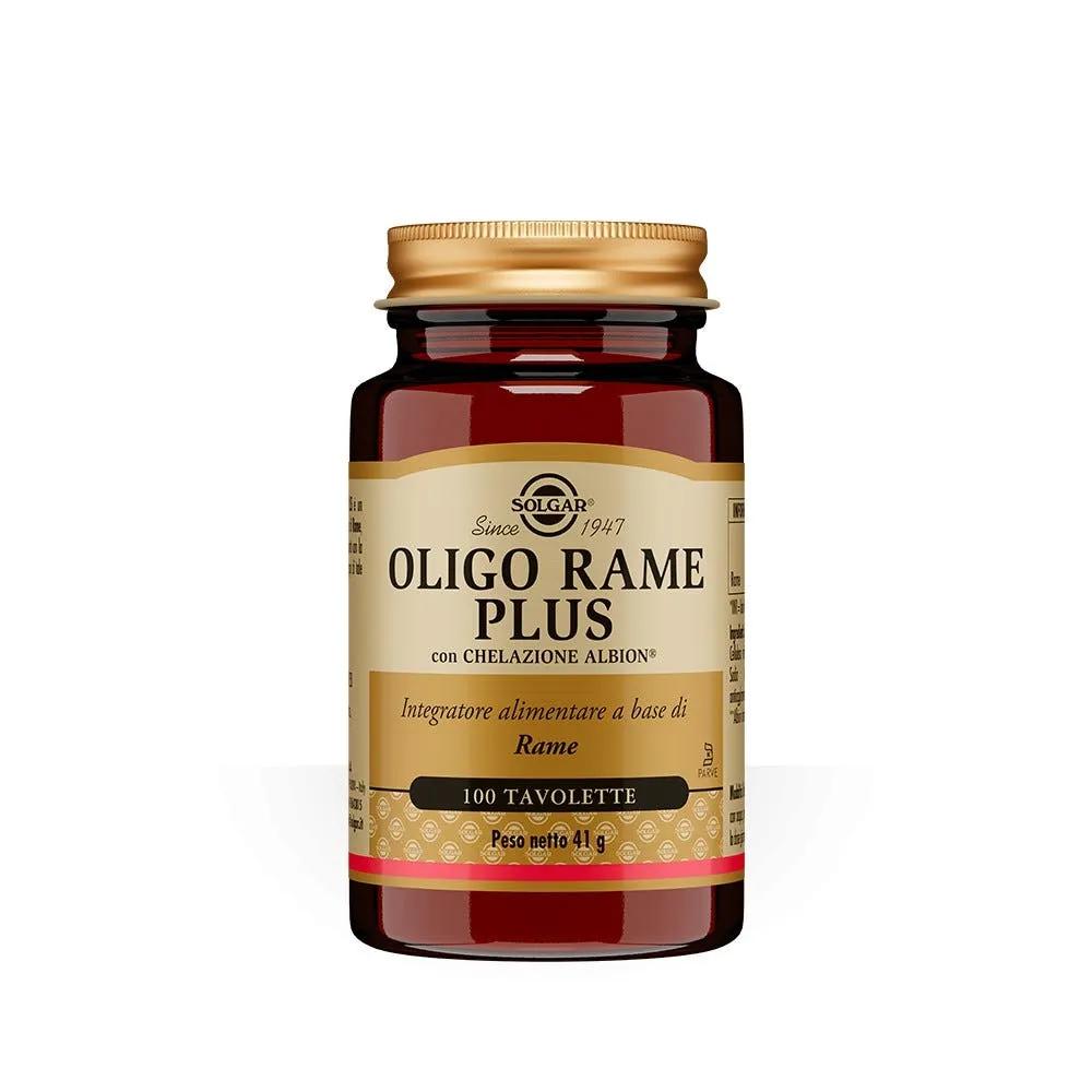 Solgar Oligo Rame Plus Integratore di Rame 100 Tavolette