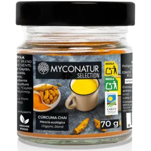 Myconatur Cúrcuma Chai Polvo Ecológico 70 gr