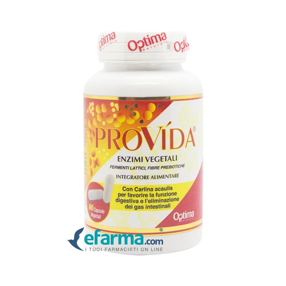 Optima Provida Tripla Azione Enzimi Vegetali Integratore Digestivo 60 Capsule