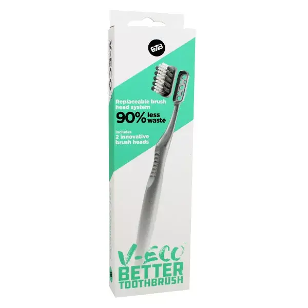 Better Toothbrush V-Eco Set de Démarrage Gris