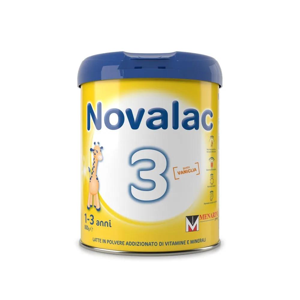 Novalac 3 Latte In Polvere Di Crescita Per Bambini da 1 a 3 Anni 800 g