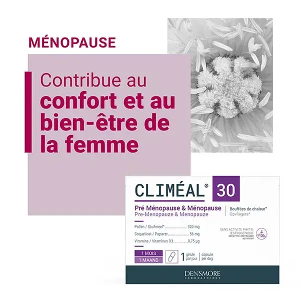 Densmore Climéal Bien-Etre Menopausa Vampate di Calore 30 capsule