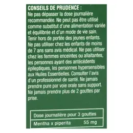 NatureSun Aroms Huile Essentielle Bio Menthe Poivrée 10ml