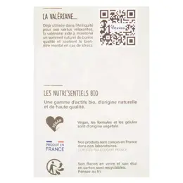 Nutrisanté Vitavea Les Nutri'Sentiels Bio Valériane 20 gélules