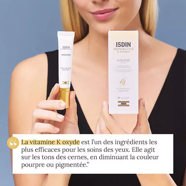 ISDIN Isdinceutics K-Ox Eyes Crème Contour des Yeux Anti-Poches et Anti-Cernes 15g