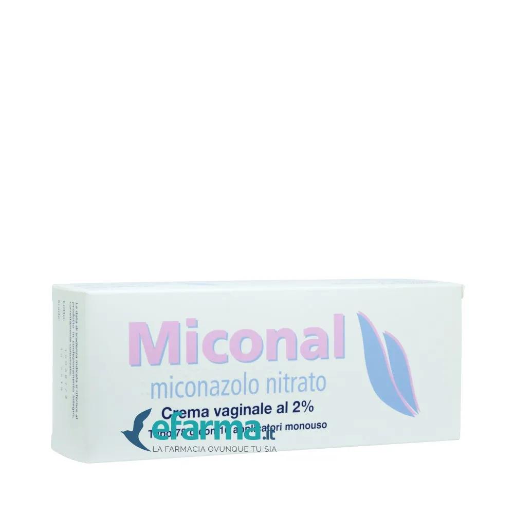 Miconal 2% Miconazolo Crema Ginecologica Antimicotica 78g + 2 Applicatori