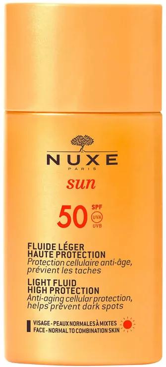 Nuxe Nuxe Soleil Sun Fluido Leve SPF50 Alta Proteção 50ml