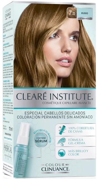 Clinuance Permanente Kleurcrème Delicaat Haar 7.0 Blond