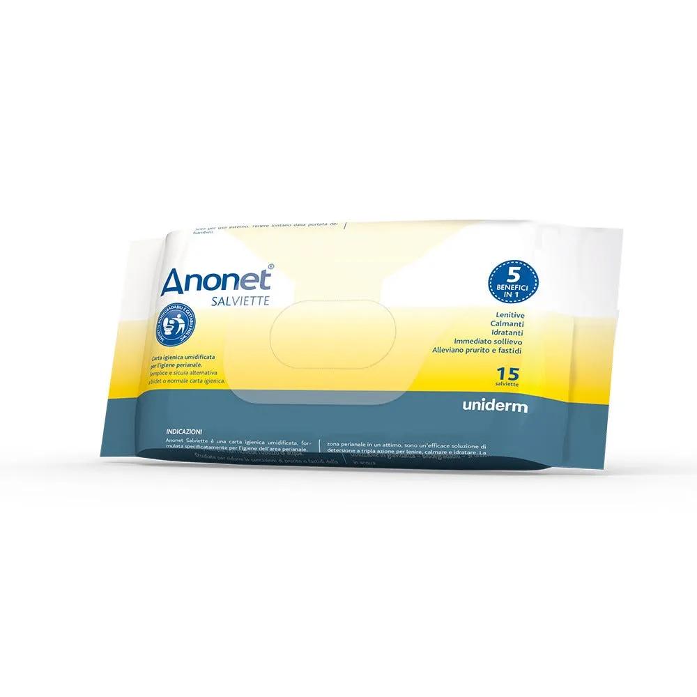 Anonet Salviettine Intime Detergenti 15 Pezzi