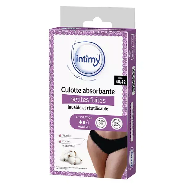 Intimy Care Culotte Absorbante Petites Fuites Taille 40/42