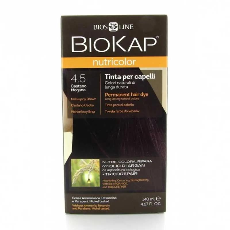 Biokap Nutricolor 4.5 Castano Mogano Tinta Per Capelli