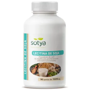 Soy Lecithin 1200mg Sotya 90 Capsules