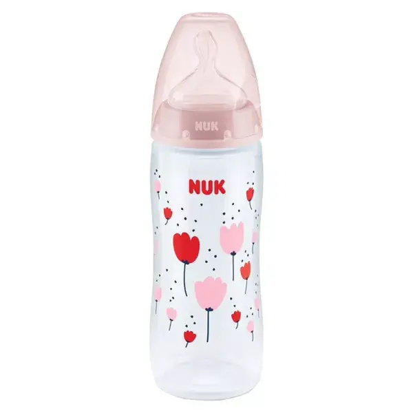 Nuk Bottle FC Temperature Control 360ml 6-18 months Size XL Pink