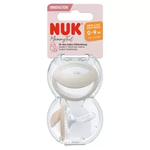 Nuk Mommyfeel Ciuccio 0-6m Grigio Lotto di 2
