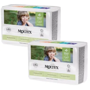 Moltex Pure&amp;Nature Diapers Size 4 Maxi (9-15 Kg) 2x50 units