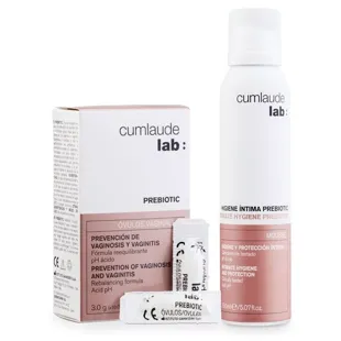Cumlaude Lab Prebiotic Vaginal Ovules 10 units + Intimate Hygiene Mousse 150 ml
