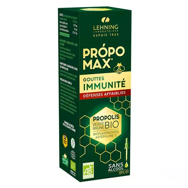Lehning Propomax Immunidad Sin Alcohol Extracto de Prorpóleo Bio 30ml