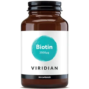 Viridian Biotin 2500ug 90 Vegetable Capsules