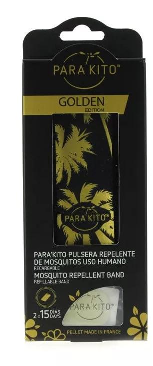 Parakito gouden anti-muggen armband