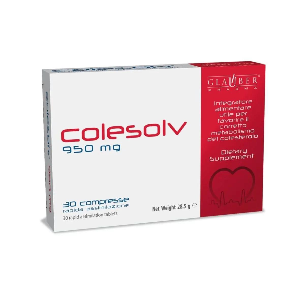 Forza Vitale Colesolv Integratore Colesterolo 30 Compresse 15 g