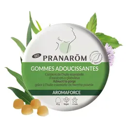 Pranarom Aromaforce Gommes Adoucissantes Gorge Eucalyptus Bio 45g