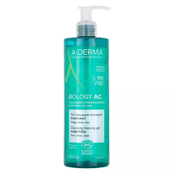 A-Derma Biology AC Gel Moussant Nettoyant Purifiant 400 ml