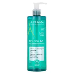 A-Derma Biology AC Gel Moussant Nettoyant Purifiant 400 ml