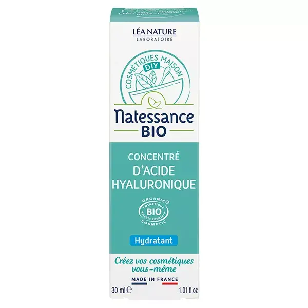 Natessance DIY Concentré d'Acide Hyaluronique Bio 30ml
