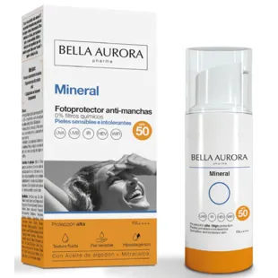 Bella Aurora Bio 10 Solaire Anti-Taches SPF50+ Peau Sensible 50 ml