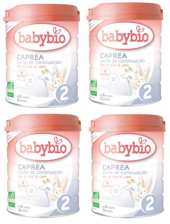 Babybio Caprea 2 Vervolg Geitenmelk 4x800 gr