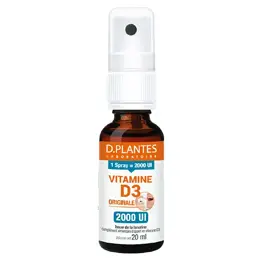 D.Plantes Vitamine D3 2000UI Originale Spray 20ml