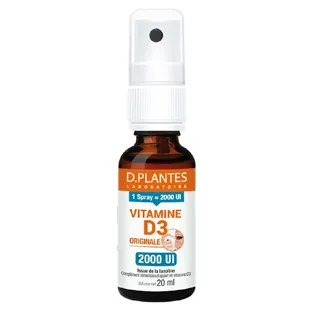 D.Plantes Vitamina D3 2000IU Spray originale 20ml