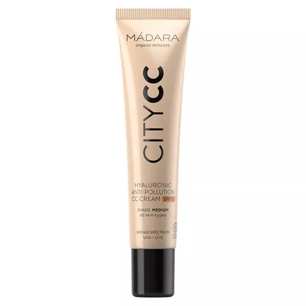 MÁDARA City CC Cream Anti-Inquinamento all'Acido Ialuronico SPF15 Medium 40ml