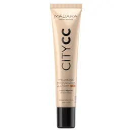 MÁDARA City CC Crème Anti-Pollution à l'Acide Hyaluronique SPF15 Medium 40ml