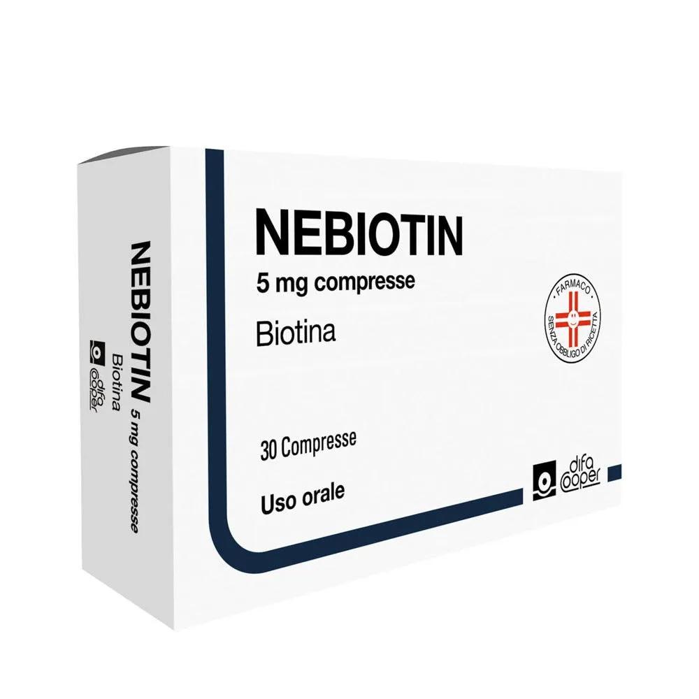 Nebiotin 5mg Stati Carenziali di biotina 30 Compresse