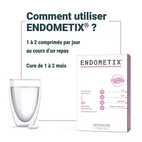 Densmore Endometix - Confort menstruel - 60 capsules