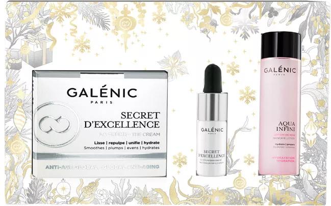 Galenic Secret d`Exellence Crema 50 ml + Sérum 15ml + Aqua Infini Loción 15ml