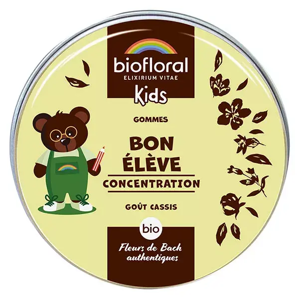 Biofloral Enfants Bon Eleve Gommes Bio 45 Gr