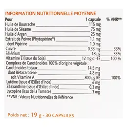 Arkopharma Phytobronz Préparateur Solaire Huiles Végétales 30 capsules