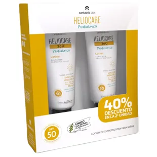 Heliocare 360 Pediatrics Loción SPF50 2x200 ml