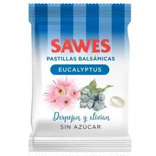 Bonbons Säwes Eucalyptus sans sucre 50 g