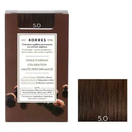 Korres Capillaire Coloration Permanente Châtain Clair 5.0