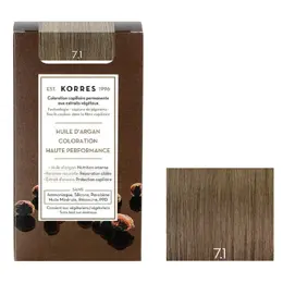 Korres Capillaire Coloration Permanente Blond Cendré 7.1